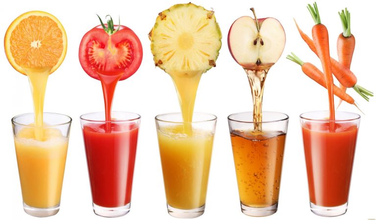 Healthy, jus de fruits et legumes